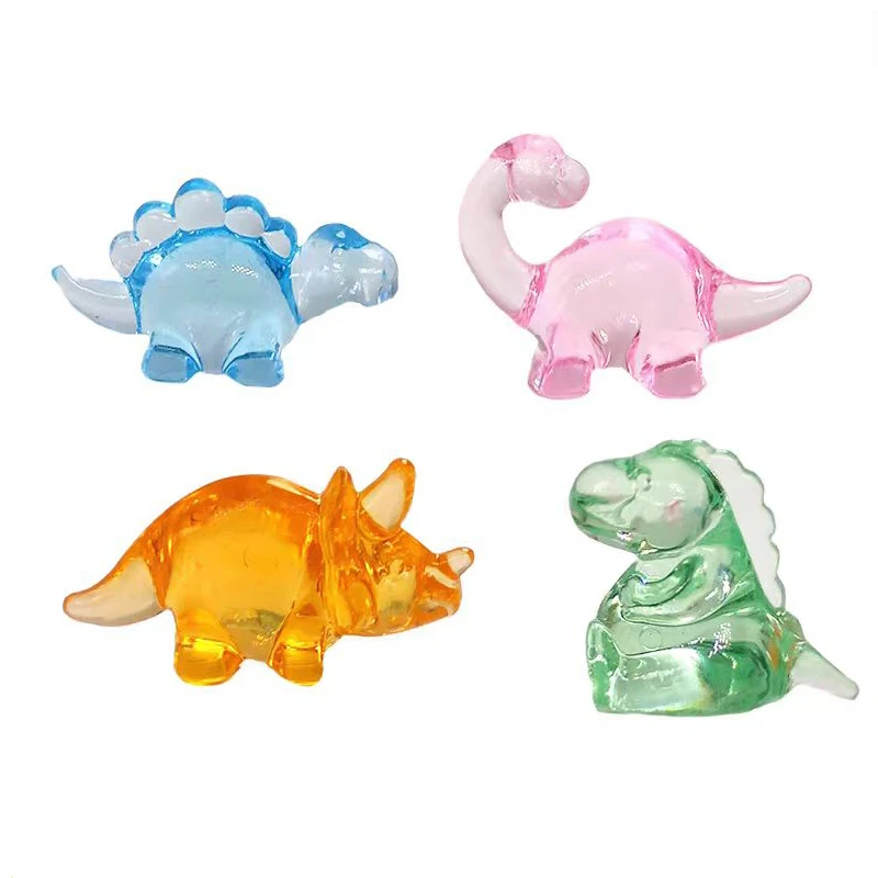 20PCS Acrylic Vase Filler Dinosaur Pirate Treasure Gemsstones Party Favors For Kids Birthday Funny Gifts Classroom Prizes