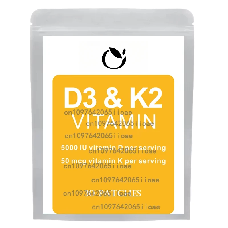 

Vitamin D3 And Vitamin K2 (MK7) Transdermal Patches Support Overall Health 30 Patches