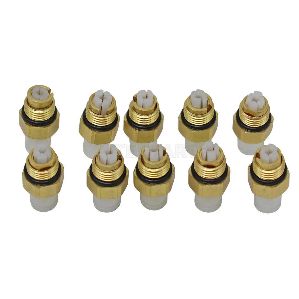10x M8/M10 Air Suspension Connector Brass Fittings For Mercedes W221 W220 W164 W211 W212 W251, Audi Q7 VW Touareg Cayenne Jeep