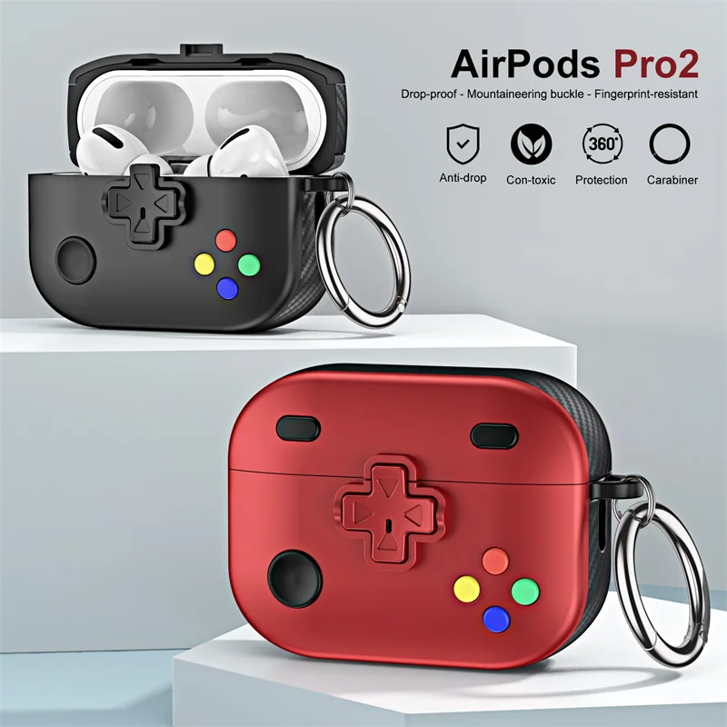 

Creative Game Console cover For AirPods Pro 2 3 Case For Air Pods Pro 3 2 1 Gen Cases For AirPods Pro 2 2nd USB C Silicone coque