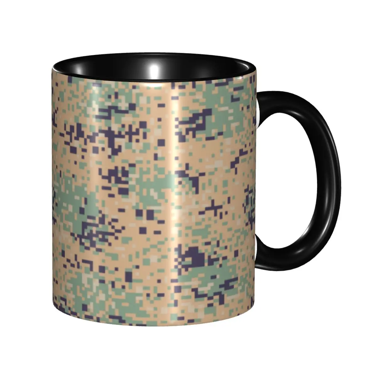 

DIY Camouflage Digital Digital Ceramic Mug Custom Coffee Cups Creative Gift