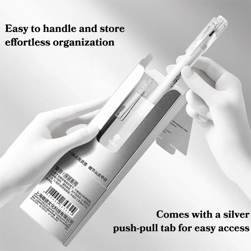 3 قطعة أقلام تسليط الضوء على اللوحة الذهب الأبيض الفضة تسليط الضوء على لهجات اللوحة أقلام أنيمي تصميم رسم رسم تلوين لوازم الفن #4