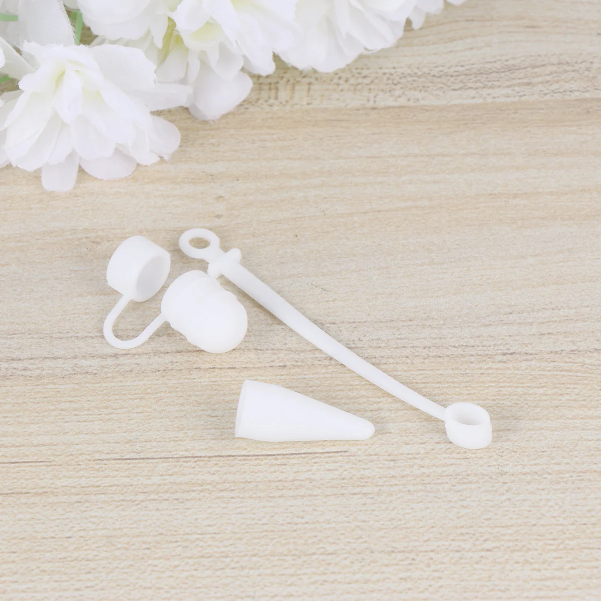 

3pcs Stylus Nib Silicone Case Tip Cap Silicone Protective Sleeve Compatible For Apple Pencil Compact Durable Case White