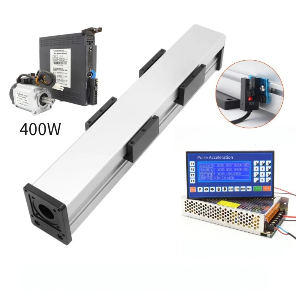 40 Fully Enclosed High-Speed Precision Ball Screw Linear Module  Dual-Direction Thread   Dustproof Design
