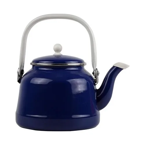 Flame Enamel Teapot 2,5 Liters Single Top Should Keep Zinc Herb Tea Teapot