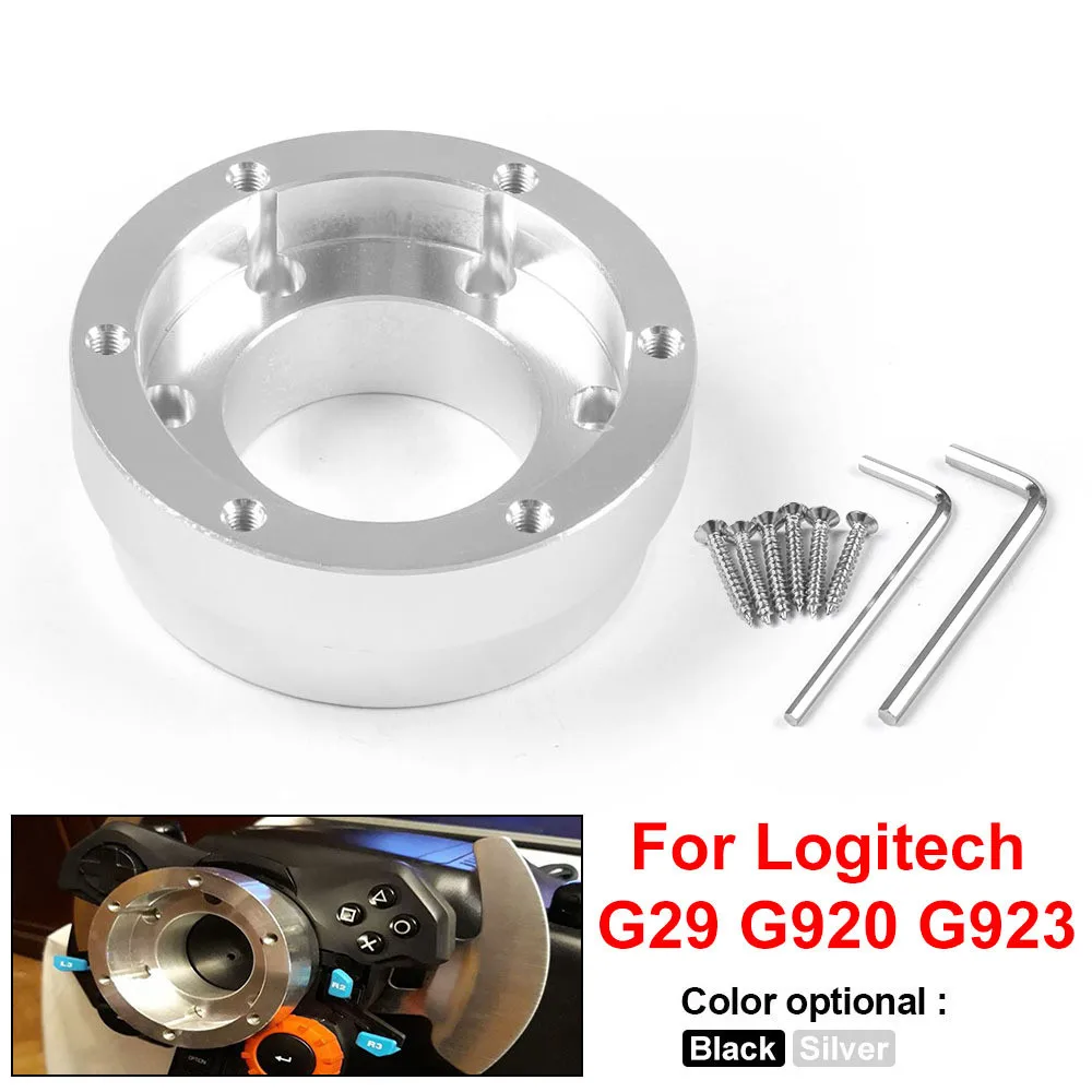 For Logitech G29 G920 G923 13/14inch Steering Wheel Adapter Plate 70mm PCD Racing car game Modification