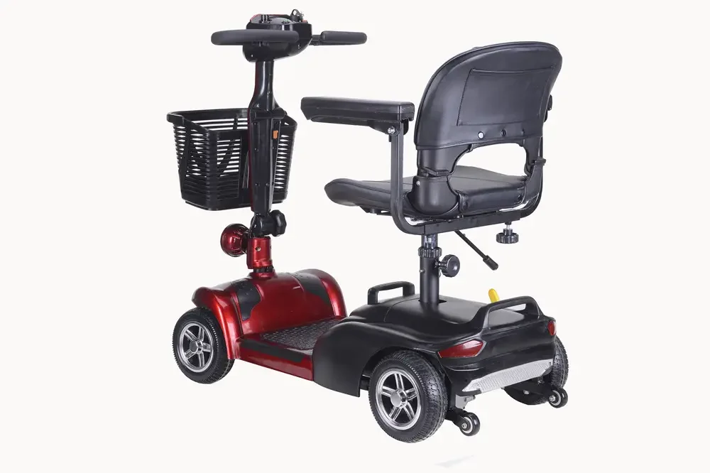 Folding Adult 4 Wheel Power Electric Mobility Scooter With One Seat Can Mobility Scooter For Elder