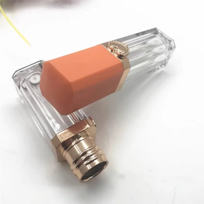 10/30/50pcs vide 9ml haut de gamme Orange carré brillant à lèvres Tube bricolage liquide rouge à lèvres Tube huile pour les lèvres bouteille cosmétique conteneur outil