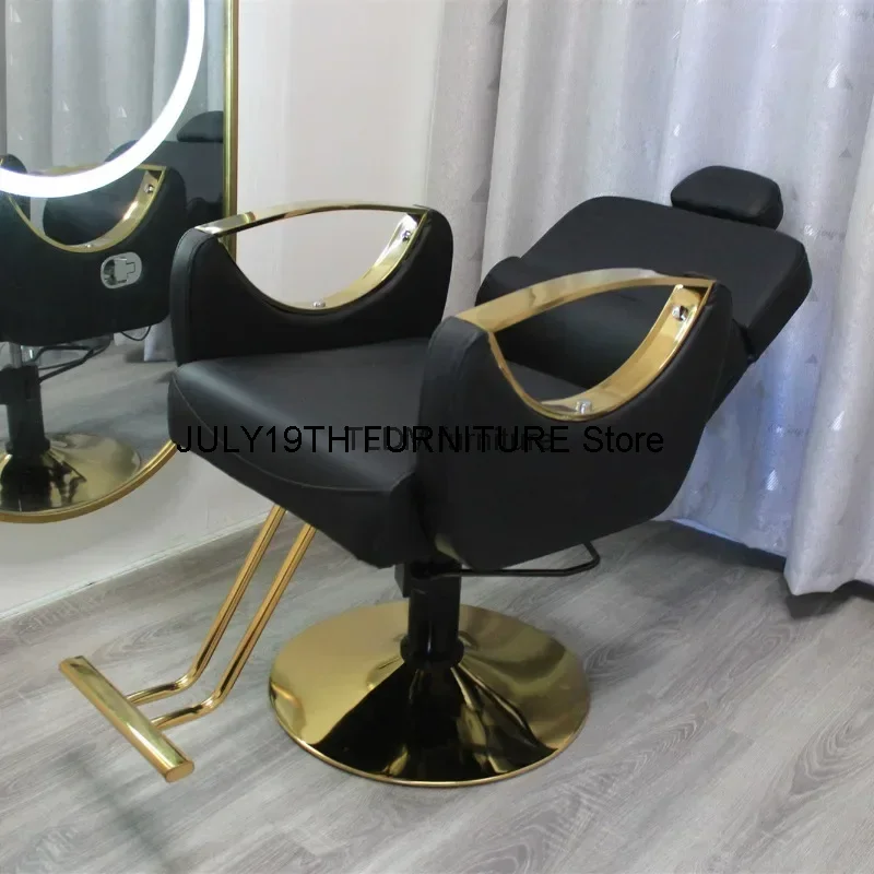 

Swivel Barber Chairs Hairdresser Facial Comfortable Hair Chair Vanity Stylist Ergonomic Silla Barberia Beauty Salon Furniture