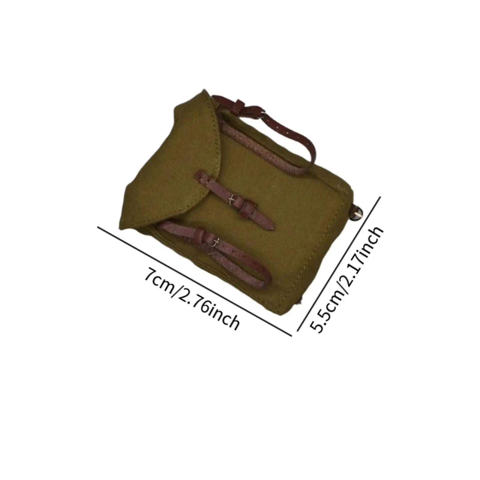 Plecak dla figurek w skali 1:6 Model torby w skali 1/6 Ręcznie robione miniaturowe figurki