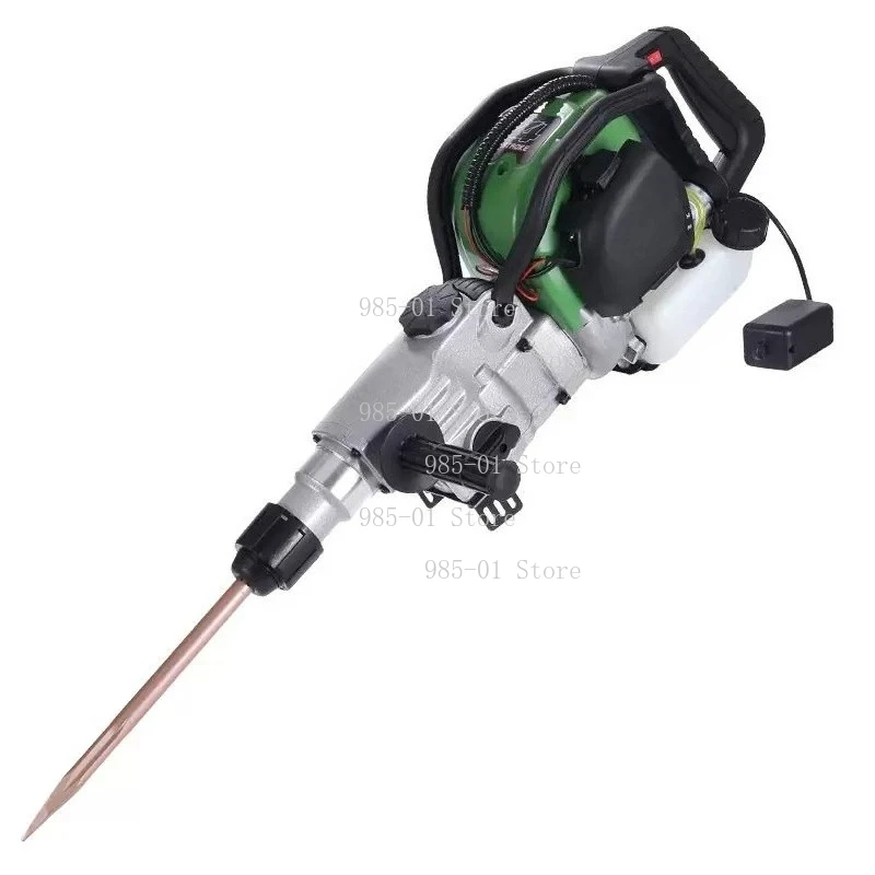 Four-stroke Rock Drill Rotary Hammer, Electric Start Multi-function Impact Drill Removal Pick Crusher