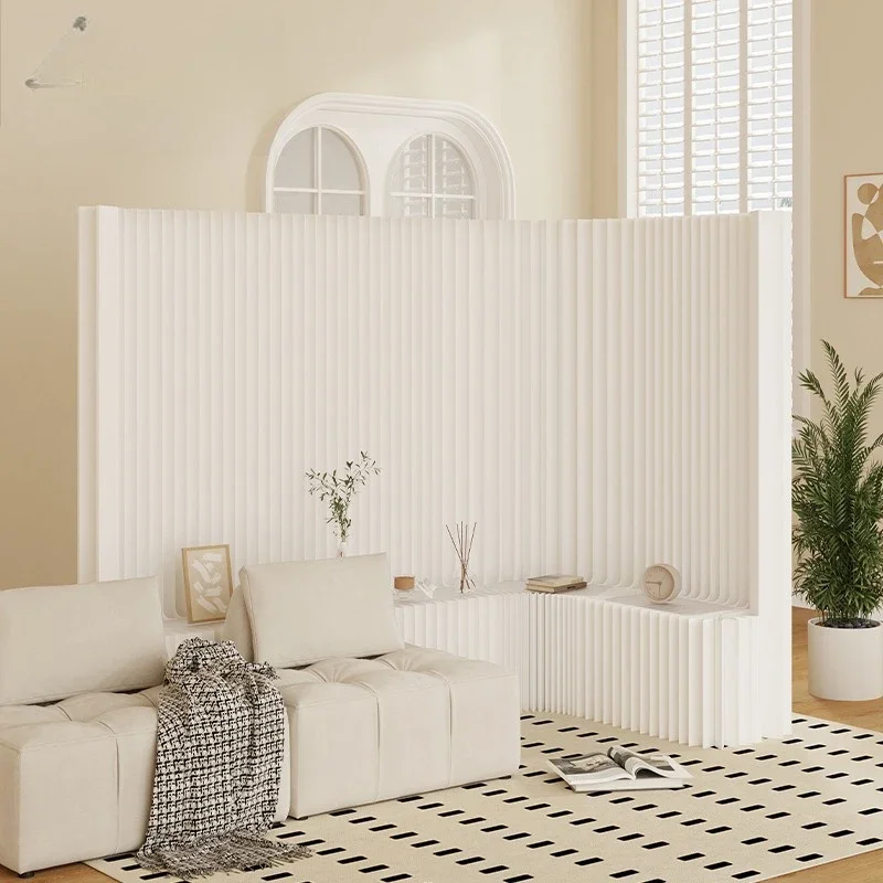 Wallpaper screen partition false wall office living room partition
