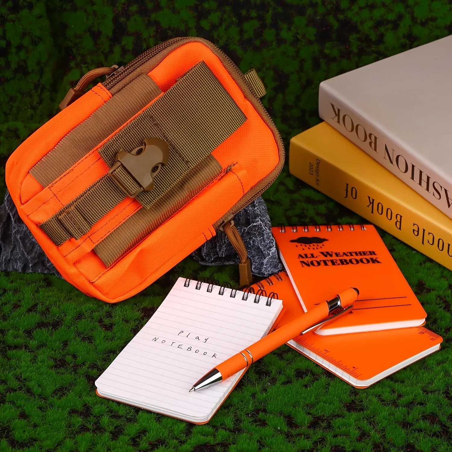 1/2/4/8 Stück Allwetter-wasserdichte Notizbücher mit reißfesten Seiten für Outdoor-Aktivitäten, Reisen, Camping, Büro, Schule – Detail 6