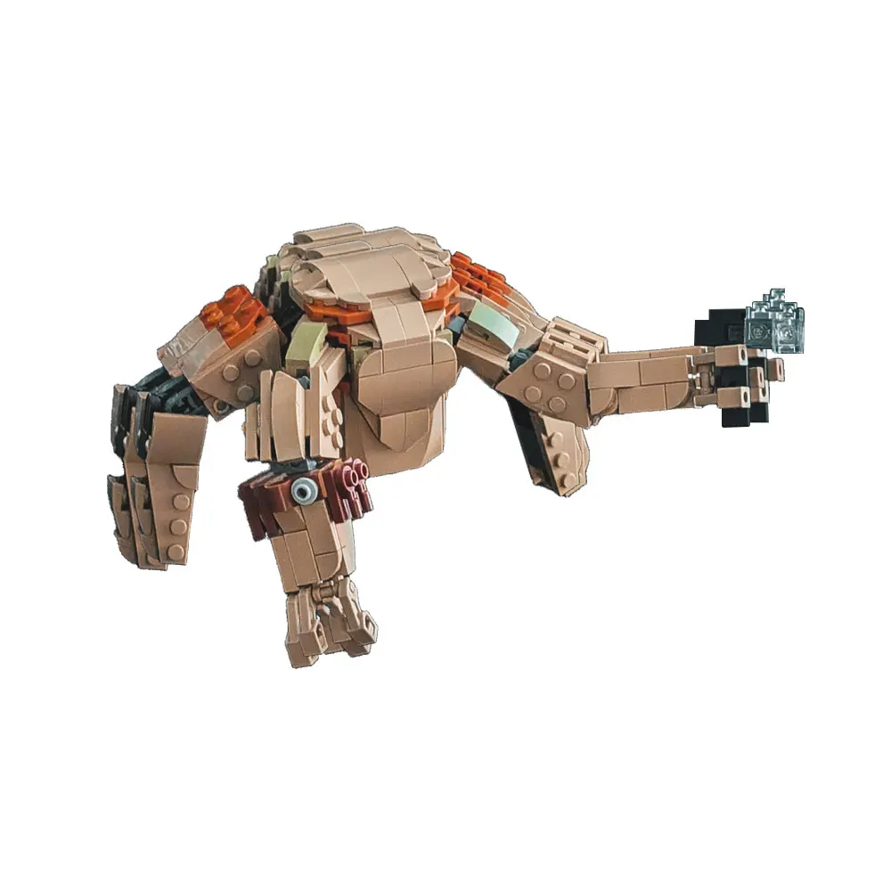Scary Space Monster Rocky Building Blocks Kit Sci-Fi Movie Spider Aliens Smart Robots Home Bricks Adult Toy Gift For Friend