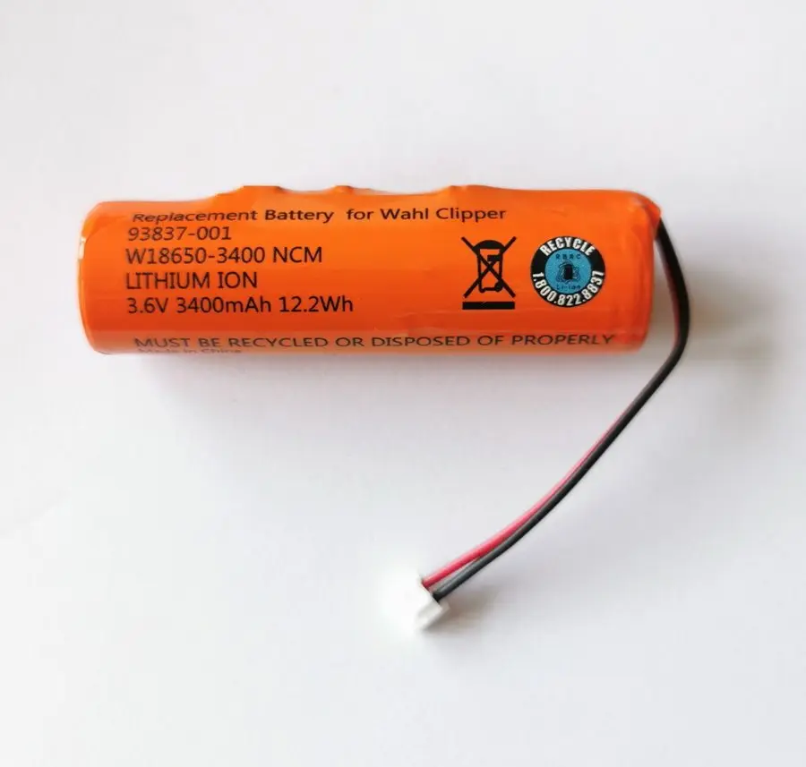 3400mAh 3.6V 93837-001 Battery for Wahl 8148 8591 8504 1919 Electric Clipper