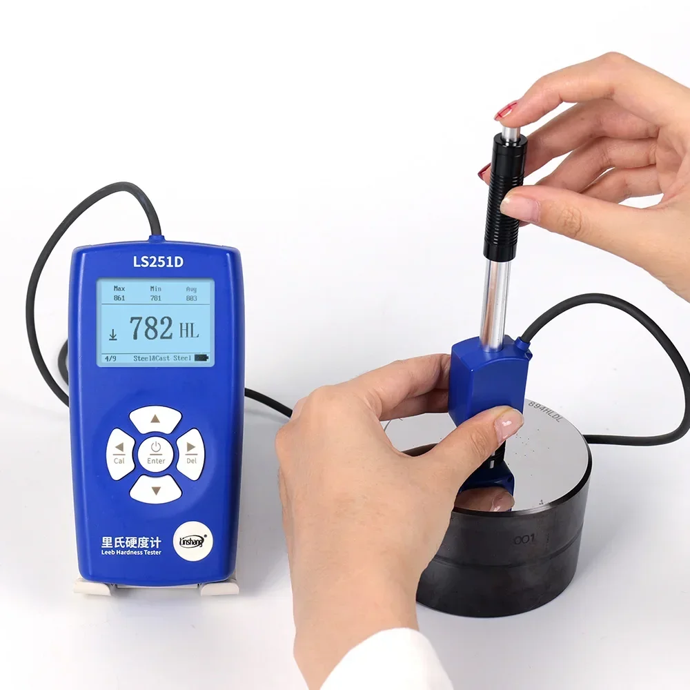 RTS LS251D HRA/HRB/HRC Metal Digital Steel Hardness Tester HLD Portable Durometer Leeb Hardness Tester