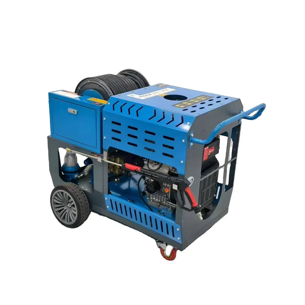 60L Large Flow 200bar Remote Control Pipeline Unblocking Machine