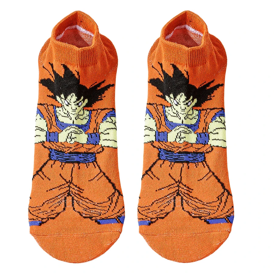 5 paires BANDAI hommes femmes Hip Hop Style de rue dessin animé chaussettes nouveauté drôle décontracté bateau court chaussettes invisibles