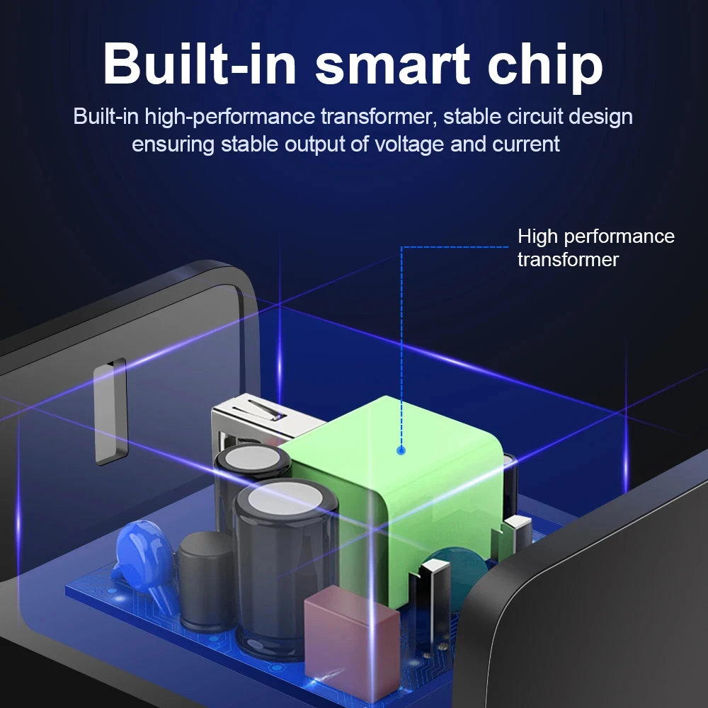 NNBILI 18W QC 3.0 3A Fast USB Charger Quick Charge 3.0 Phone Charger for iPhone for Huawei Samsung Xiaomi Redmi POCO EU US Plug
