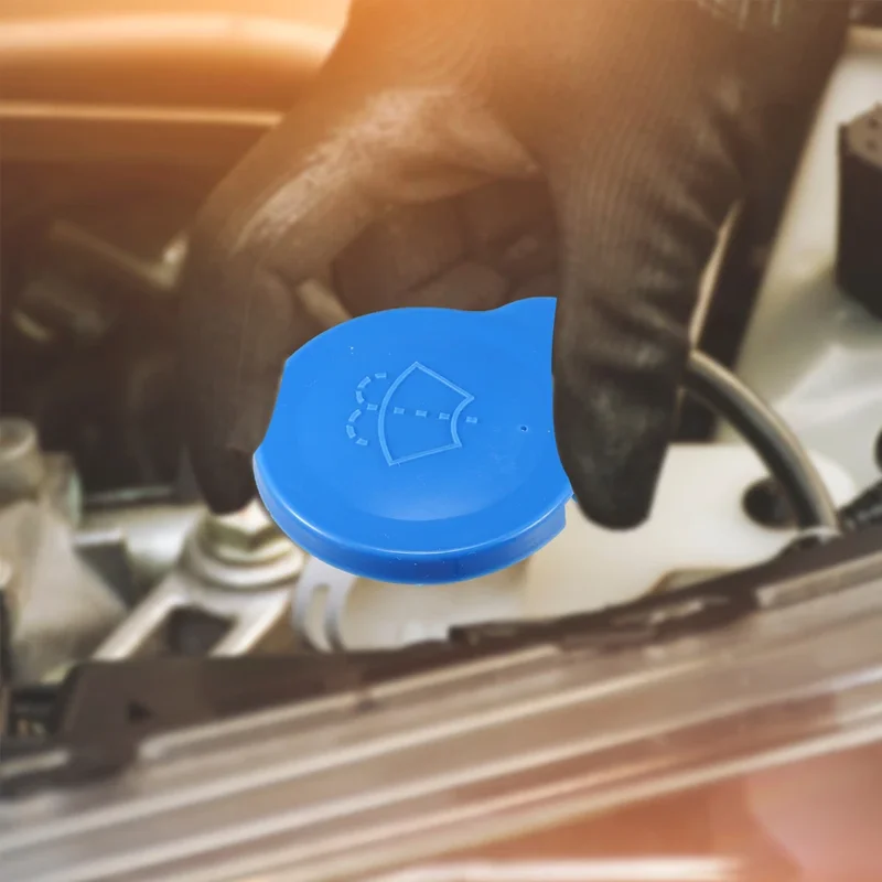 Windshield Washer Fluid Reservoir Bottle Cap Cover for Nissan Qashqai with Ruler