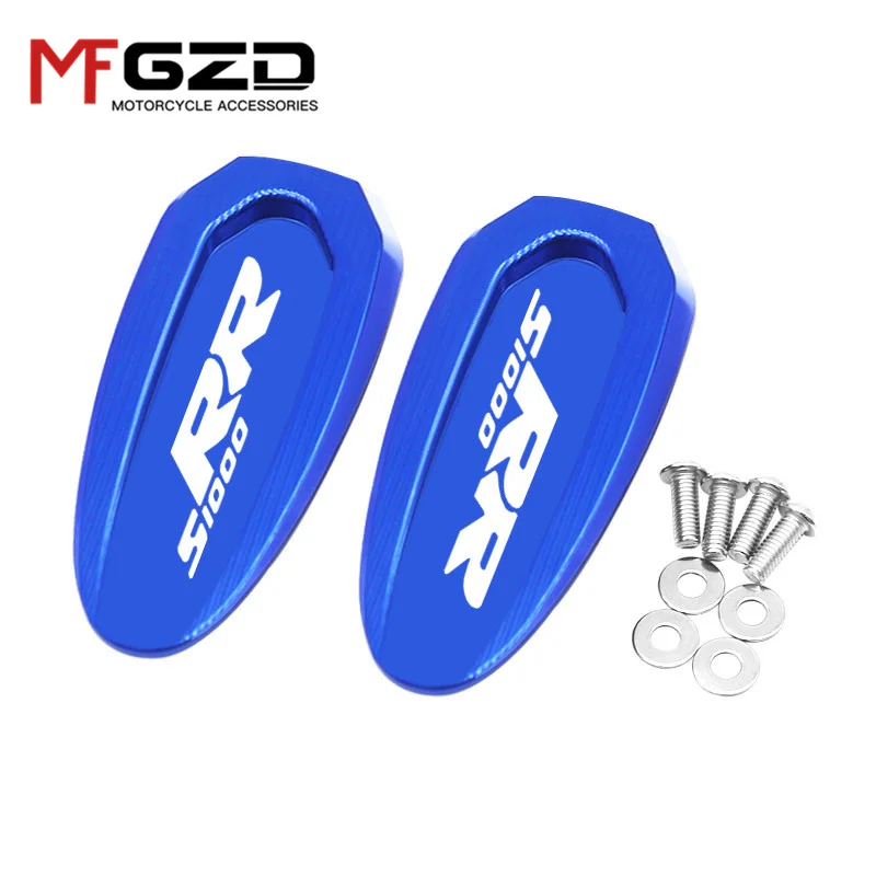 For BMW S1000RR S1000 RR 2020-2022 2023 Motorcycle CNC Aluminum Windscreen Mirror Hole Cover Rear Mirror Driven Cap s1000rr