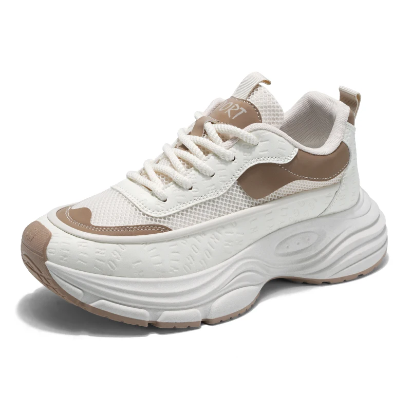 

Мужская повседневная спортивная обувь на толстой подошве, сераные мужские кроссовки, дышащие, удобные и модные, новый стиль.