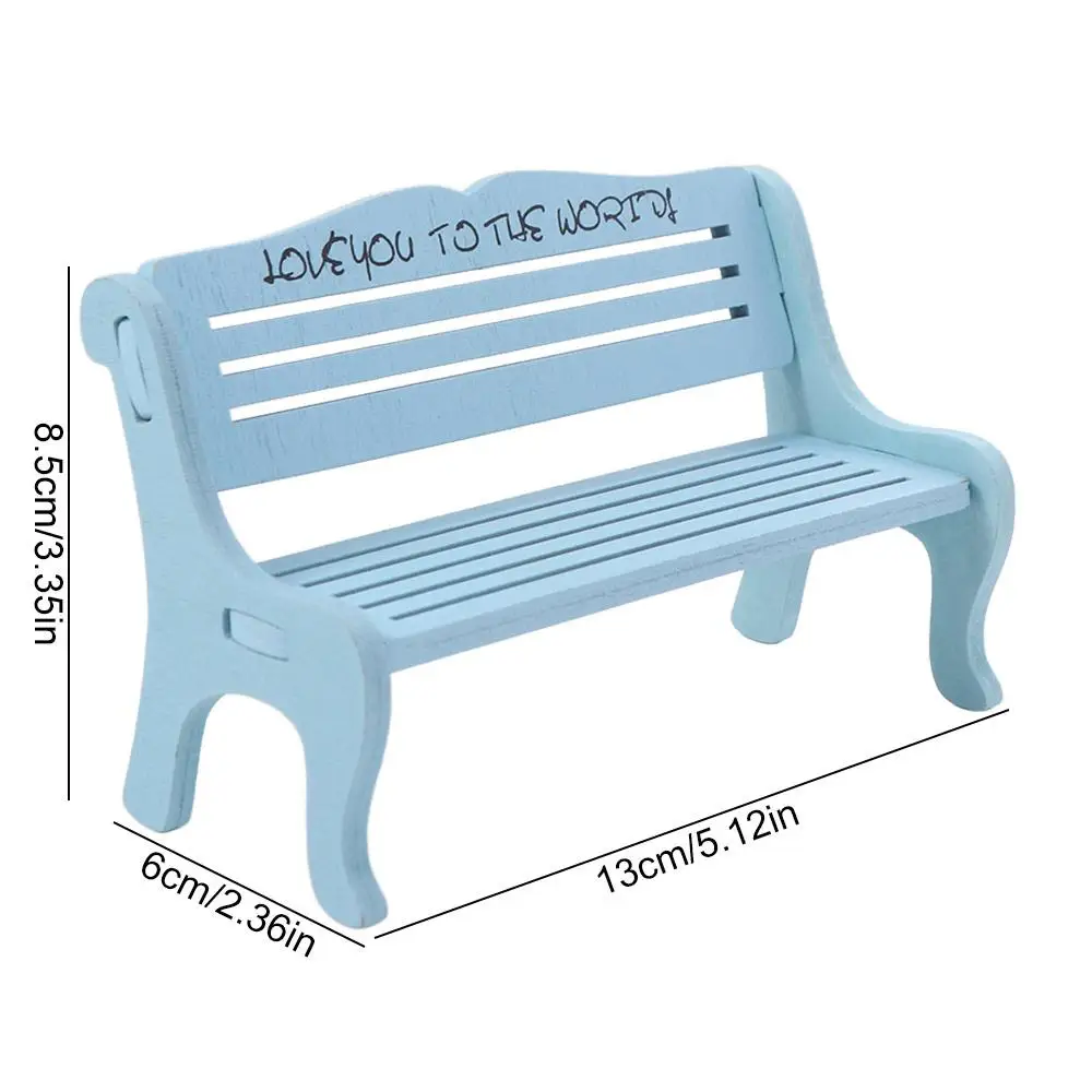 2 Sillas de Madera en Miniatura para Casa de Muñecas, Pequeño Banco, Accesorios de Fondo, Decoración de Mesa, Mini Taburete, Casa DIY
