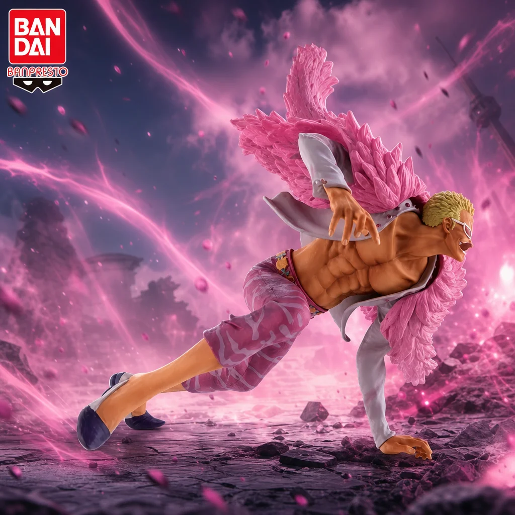 Auf Lager BANDAI Original BANPRESTO ONE PIECE Doflamingo BFC SCultures Actionfigur Modellpuppe Brandneu verpackt Garage-Modellspielzeug