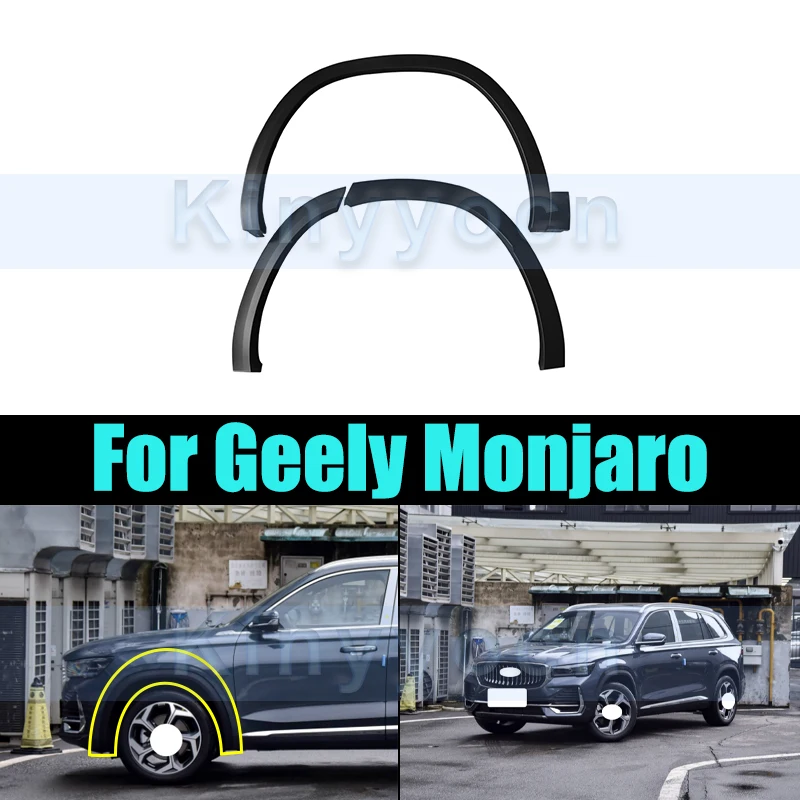 

Front/Rear Car Wheel Arch Moulding For Geely Monjaro Fender Eyebrows Wheel Arches Car Assecories