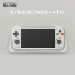 Grip and Bag for Retroid Pocket 4 /4 Pro Handheld Game Console Carry Case for Retroid Pocket Retro Video Game Console