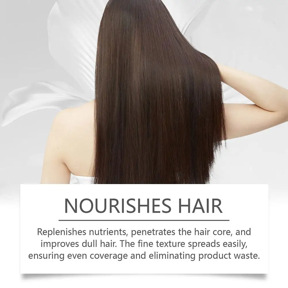 

Hair Mask 5 Seconds Repair Damaged Frizzy Hair Soft Smooth Shiny Rice Nutrition Moisturizing Nourish Hair Care
