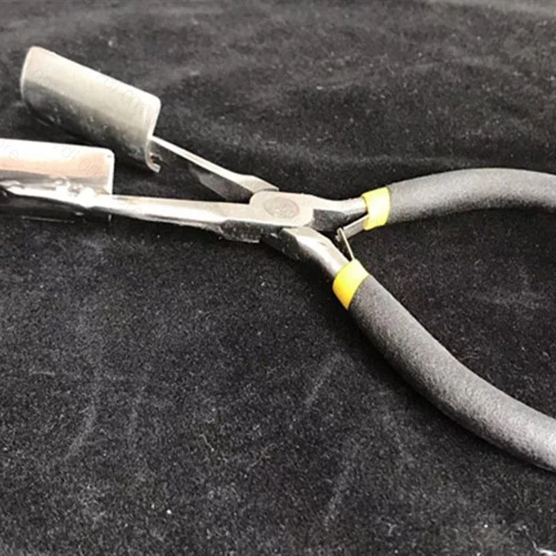 Leaf Vein Pliers with Serrated Jaw for Glass Blowing Lampwork Bead Making Tool Essential for Glass Art Craft