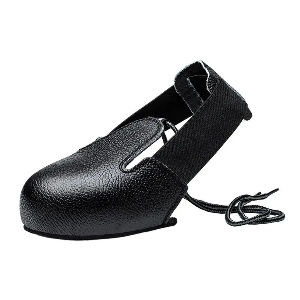Toe Cap Safety Shoe Cover for Men Women Anti Smash Guard Covers with Adjustable Strap Overshoe Size 35-46 Protective Shoe Cover