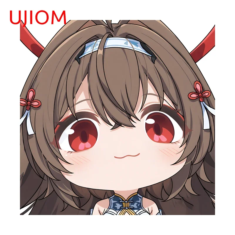 UJIOM Zenless Zone Zero Ye Shunguang Wall Sticker Kawaii Q Editon Hot Game Waifu PVC Decal Suitable For Kitchen Cupboard Decor