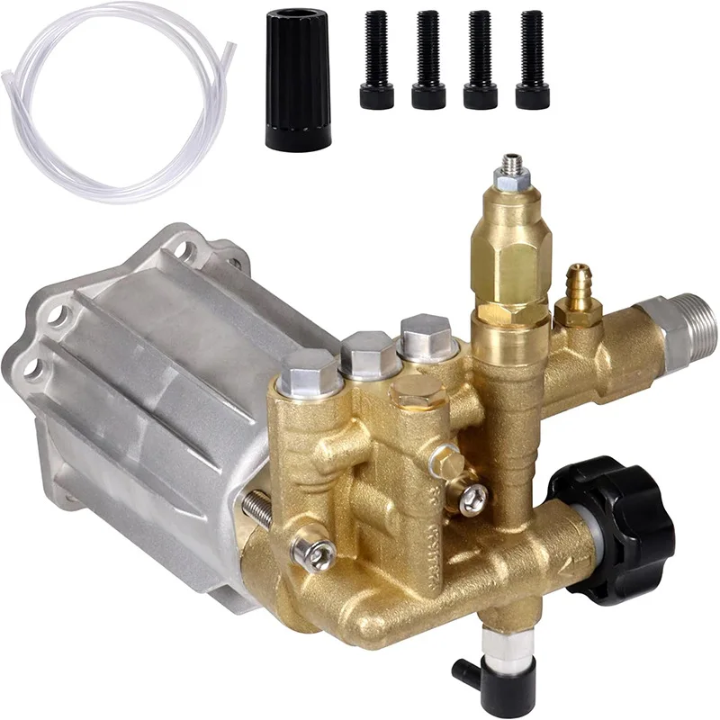 High Pressure Washer Pump Head Accessories Copper Aluminum Swash Plate Plunger Self-priming Nozzle Set