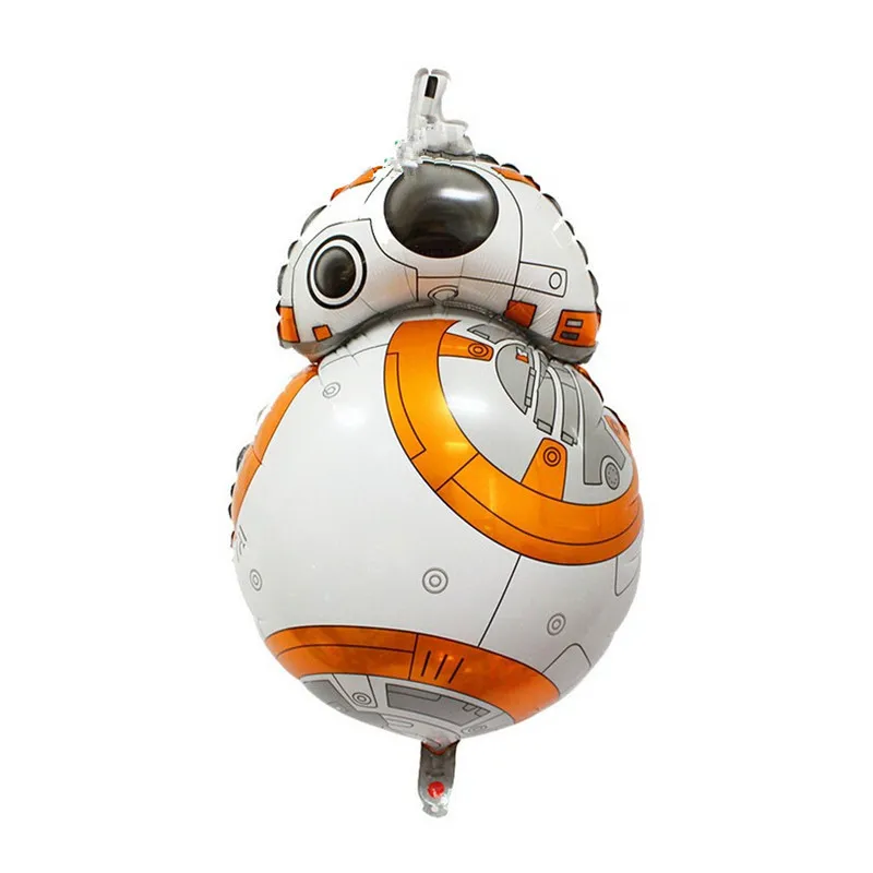 Cartoon Star Wars palloncino in pellicola di alluminio R2-D2 BB-8 palloncini in stagnola Jedi Samui decorazioni per feste di compleanno per bambini