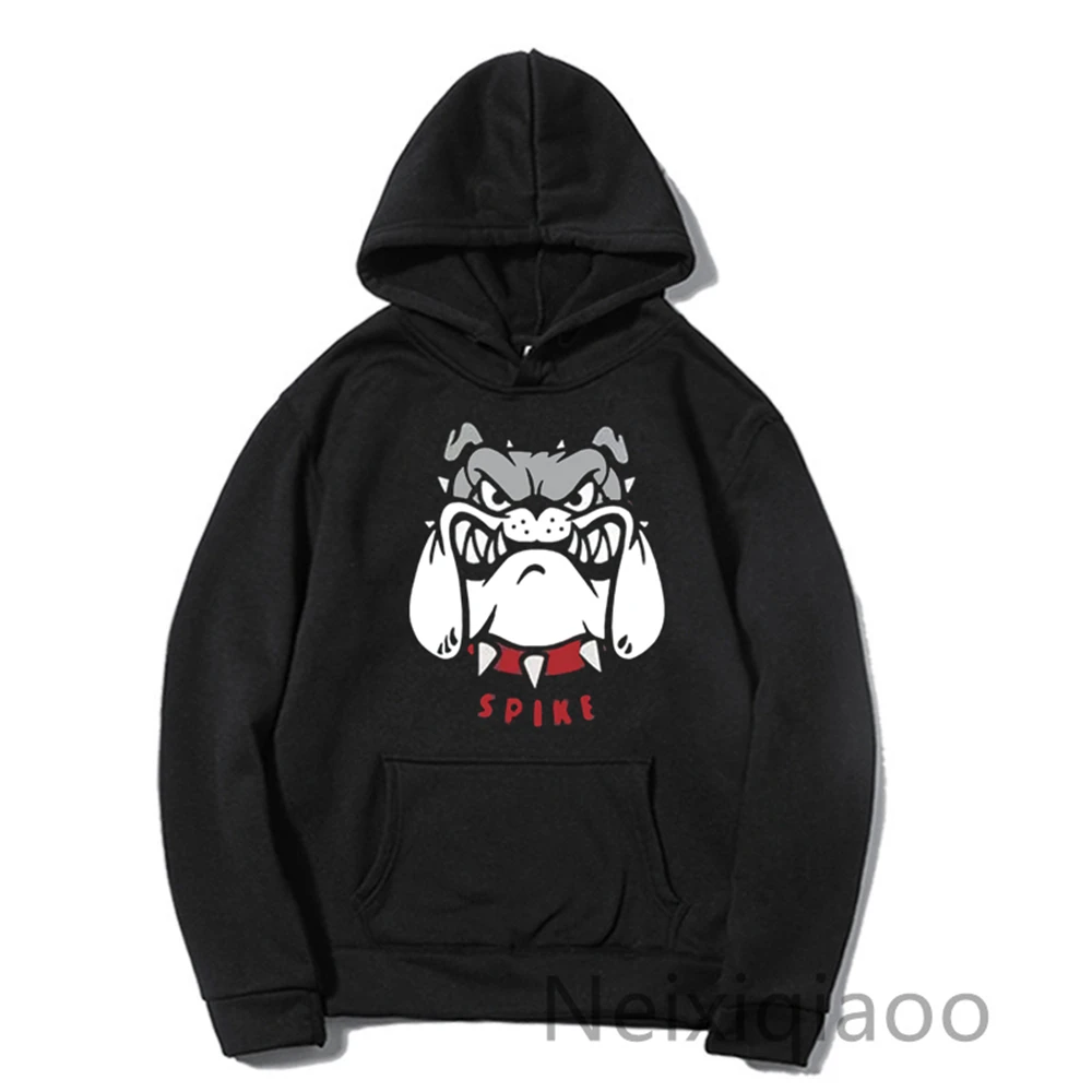 Plus Size Tom And Jerry Spike Print Hoodie Women Men Autumn Winter Cartoon Sweatshirts Female Harajuku Unisex Pullover