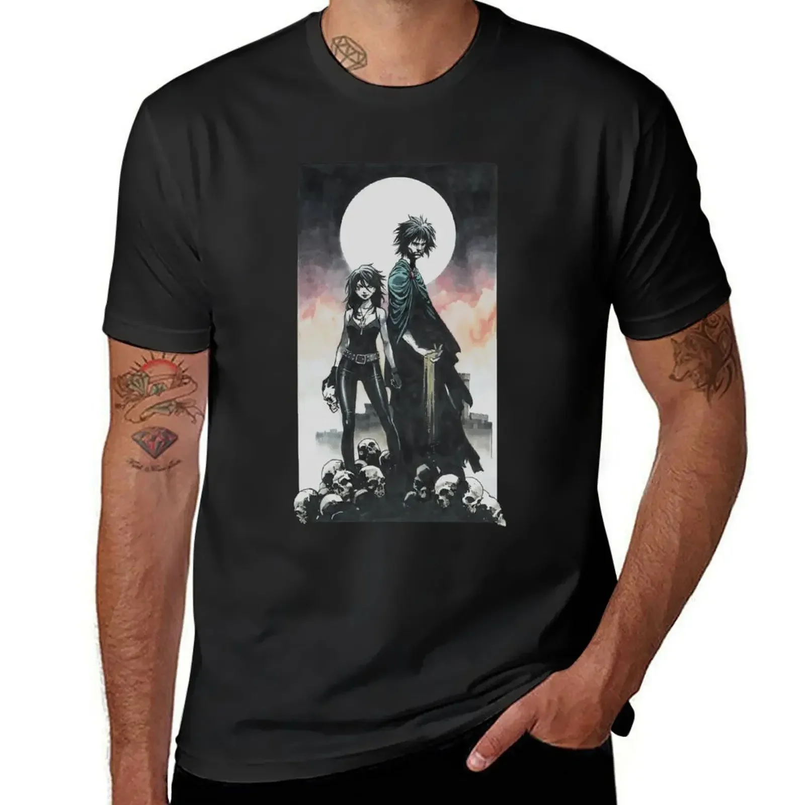 The Sandman Moon T-Shirt customs customs design your own oversized korean fashion mens clothing