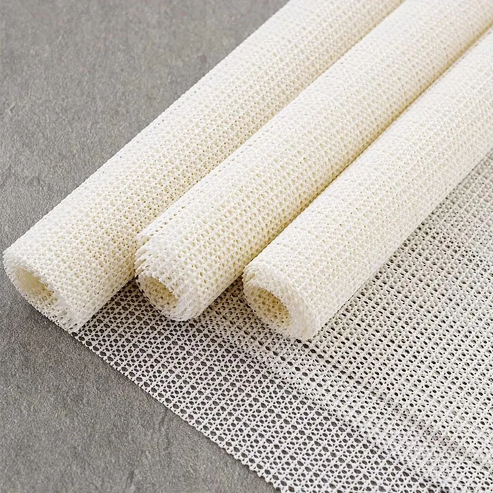 Antiskid Sheet Mattress Sofa Mat High quality PVC Floor Carpet Yoga Mat with Fixing Base Fabric Household Anti Slip Net Cloth 