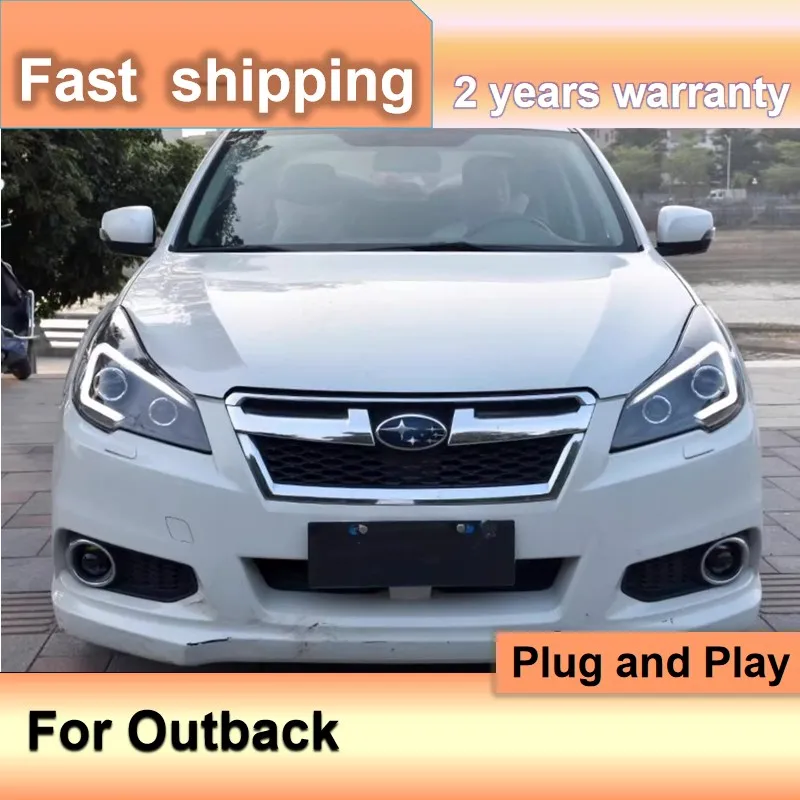 Car Accessories for Subaru Outback Headlamp 2010-2017 Legacy Headlight DRL Turn Signal Low High Beam Projector Lens