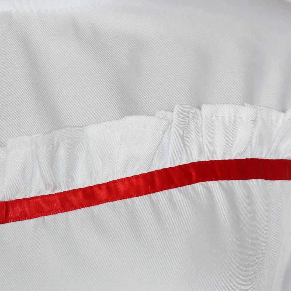 فستان رعب عروس تشاكي أنابيل التأثيري أزياء الدمى الشائعة للنساء والفتيات ملابس الهالوين المخيفة الشريرة