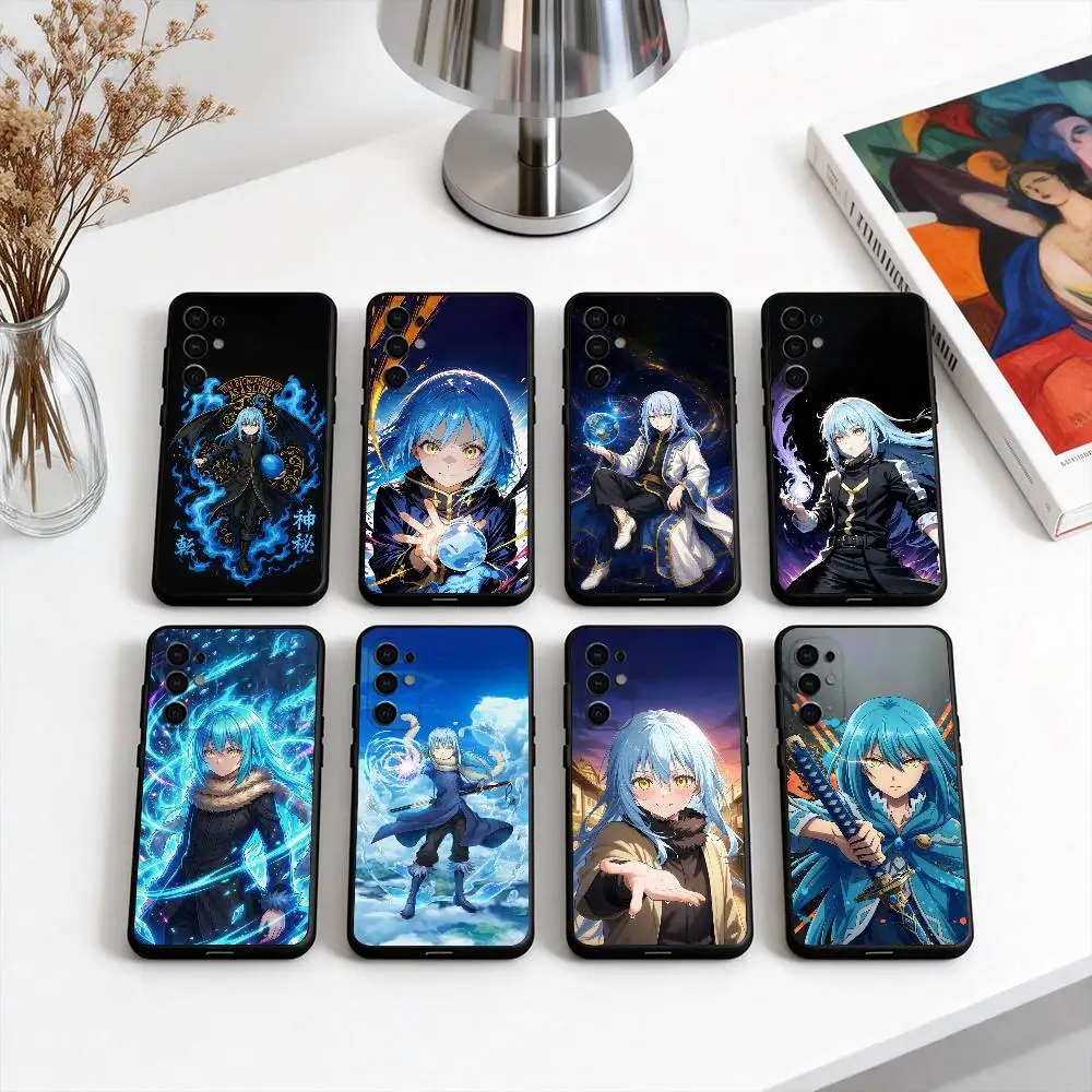 

Slime Anime R-Rimuru SRT T-Tempest Phone Case For Samsung S25,S24,S21,S22,S23,S30,Ultra,S20,Plus,Fe,Lite,Note,10,Black Cover