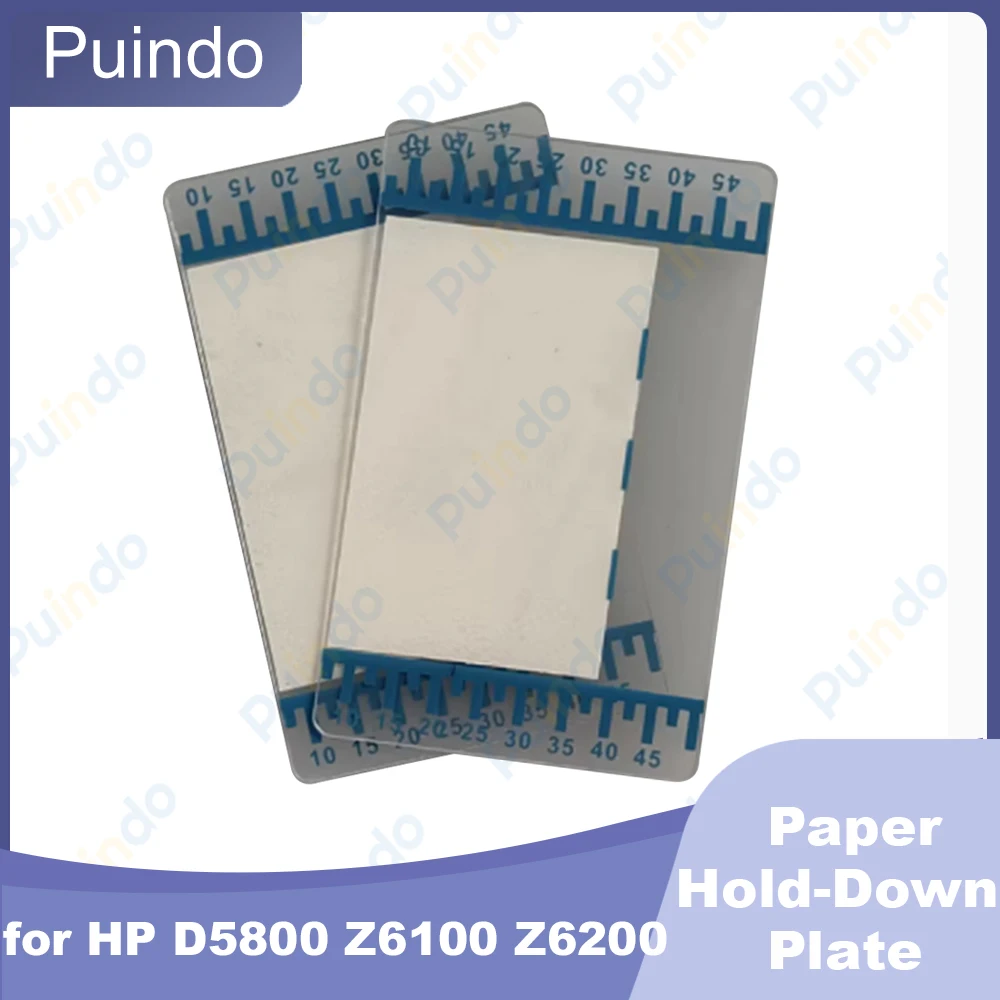10PCS Compatible Paper Hold-Down Plate for HP Wide-Format Plotters D5800 Z6100 Z6200 Left/Right Anti-Warping Clips