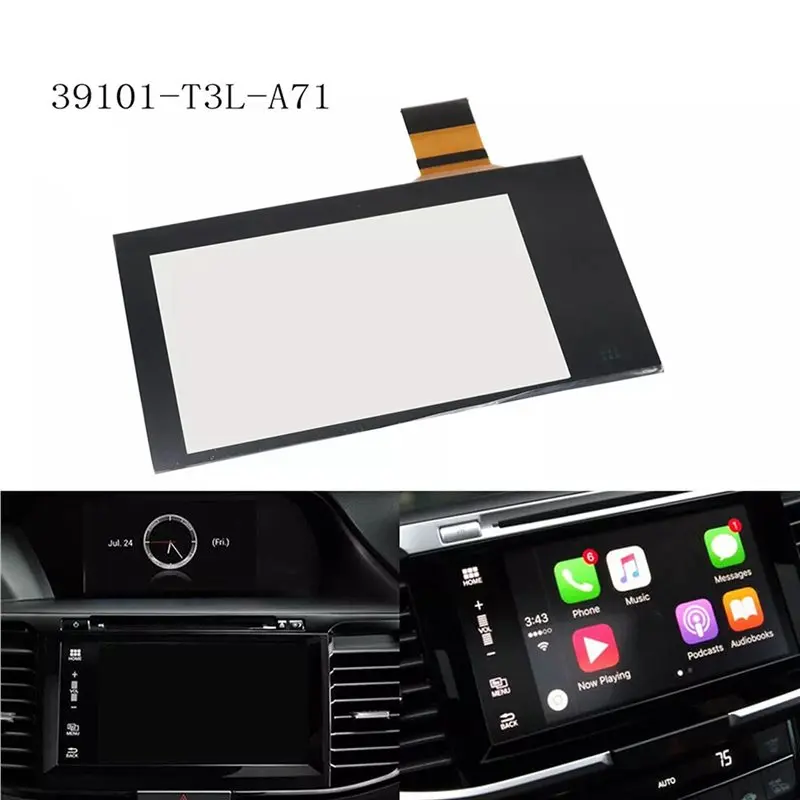 2X For Honda Accord 2016-2017 Replace Touch Screen Glass Digitizer Navigation Radio LCD Display Screen 39101-T3L-A71-AS55