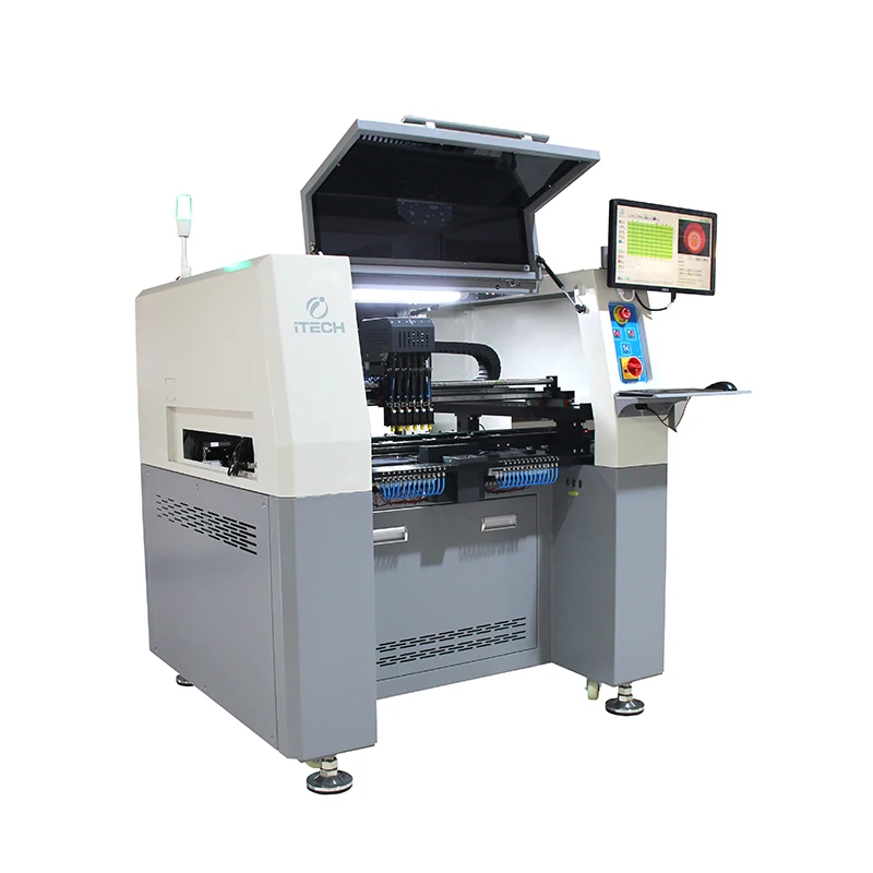 SMT Manufacturer High Speed 6 Head Smt Pick And Place Machine Desktop Automatic Chip Mounter LED Making Machine With 8pcs Camera