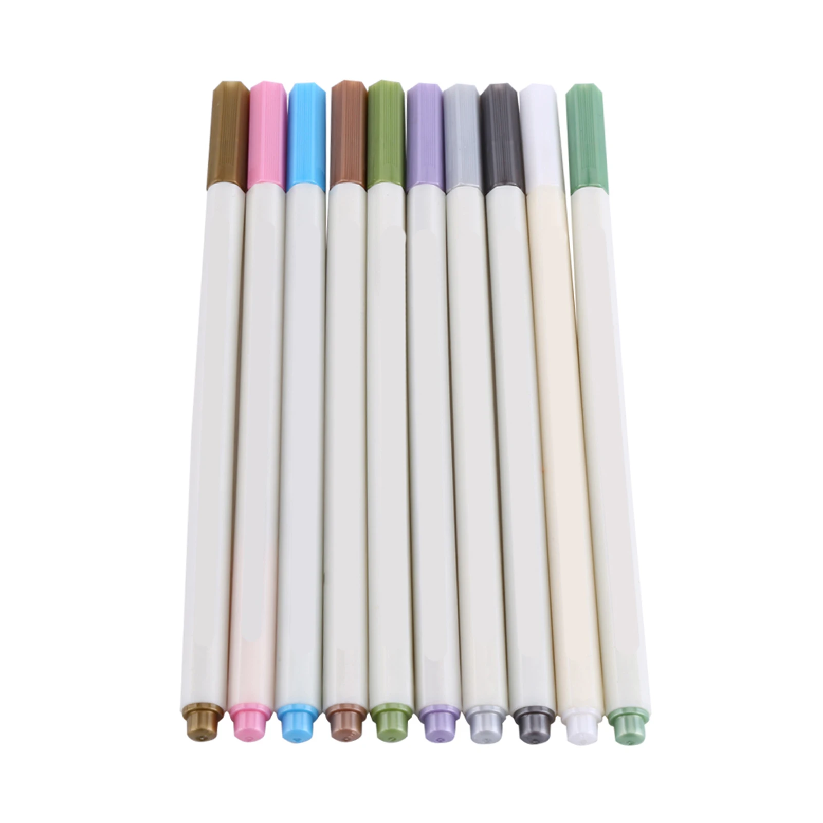 Metallic Metallic Color Marker Pens DIY Scrapbook Colored Pen Album Photo Colorful Ink for Adults Drawing for craft Calligraphy