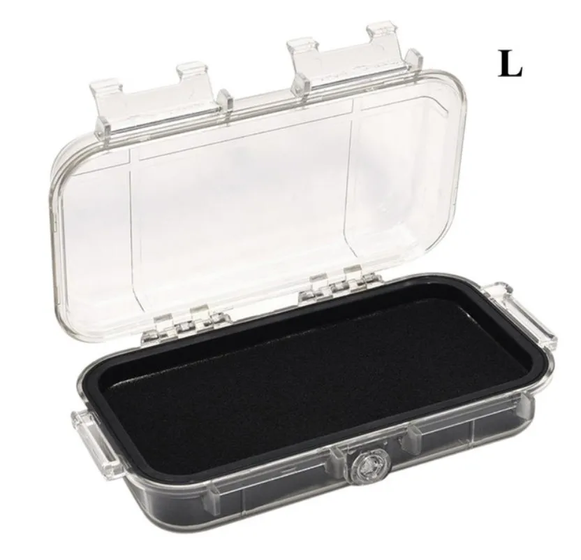 Custodia di sicurezza impermeabile strumenti di stoccaggio antiurto per esterni 170/240/300g 1pc scatola di plastica ABS attrezzatura antipolvere a secco