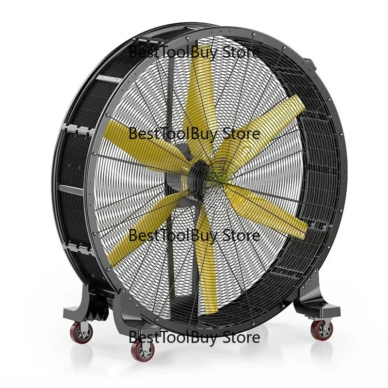 

High-power factory workshop basketball court cooling permanent magnet industrial large fan, gymnasium large movable floor fan