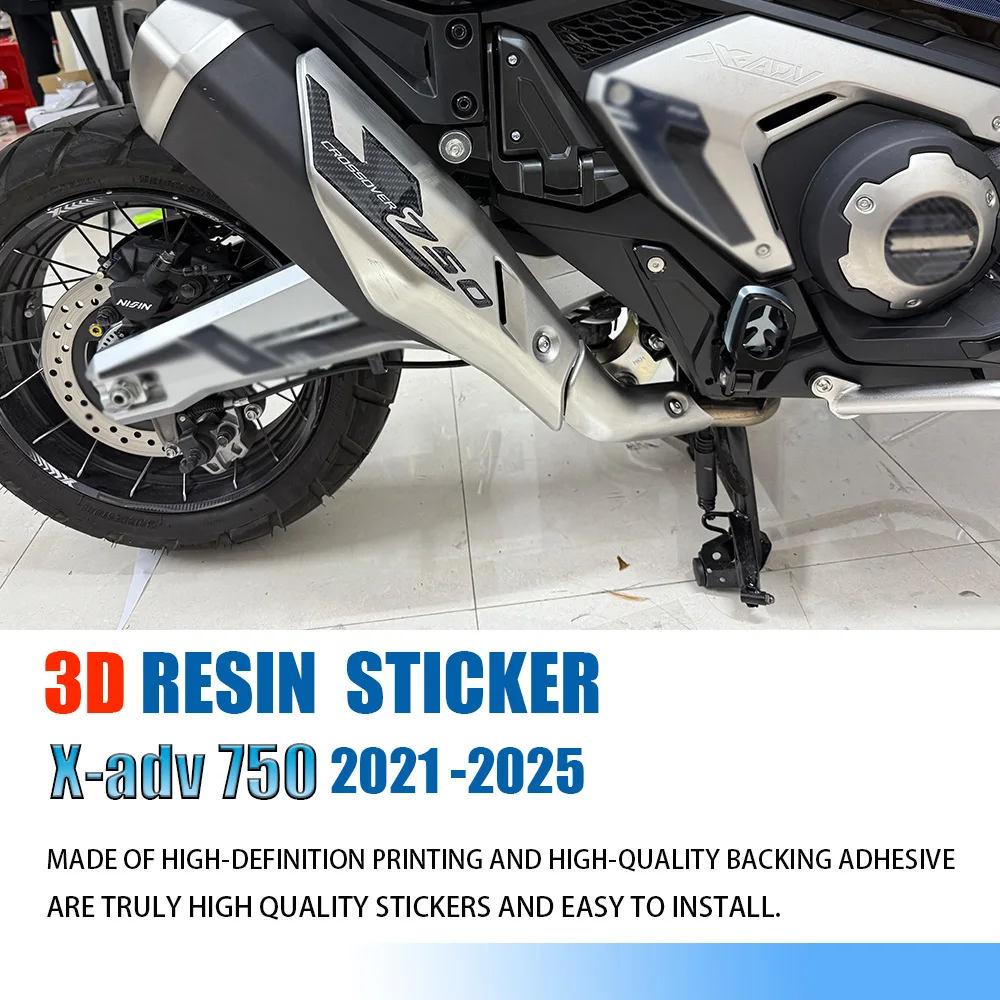 

3D наклейки для защиты выхлопных газов для Xadv Honda X-Adv 750 2017-2025 гг.