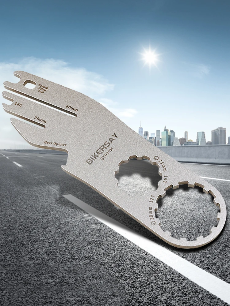 Bike Disc Rotor Alignment Tool Bicycle Service Spanner Stainless Steel Flattening Correction Repair Wrench Cycling Accessories